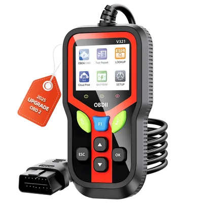Diagnostika motora OBD2 Carehabi V321, čítanie a mazanie chýb