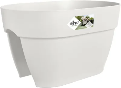 Balkónový kvetináč elho Vibia Campana Flower Bridge 40 cm biely spLc46M9LoM