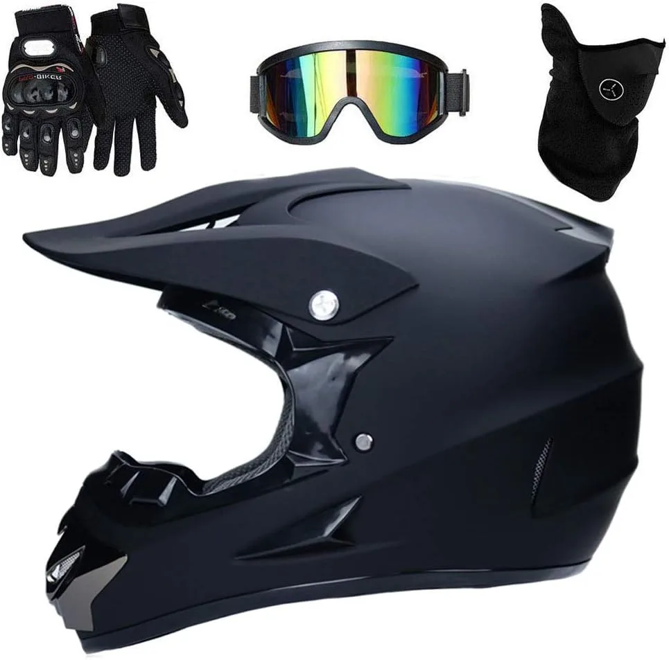Motokrosová prilba UIGJIOG S 52–53 cm okuliare maska rukavice