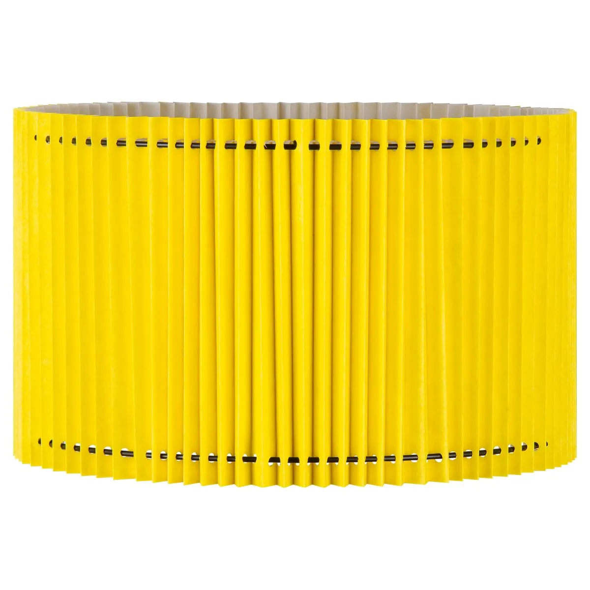 Skladanané papierové tienidlo 40 × 20 cm žlté