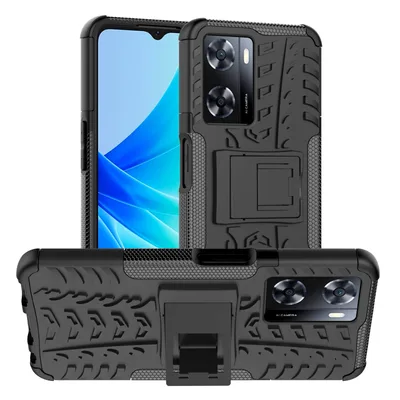 JRTAL odolné puzdro pre OPPO A57S/A77S/A77 4G/5G čierne