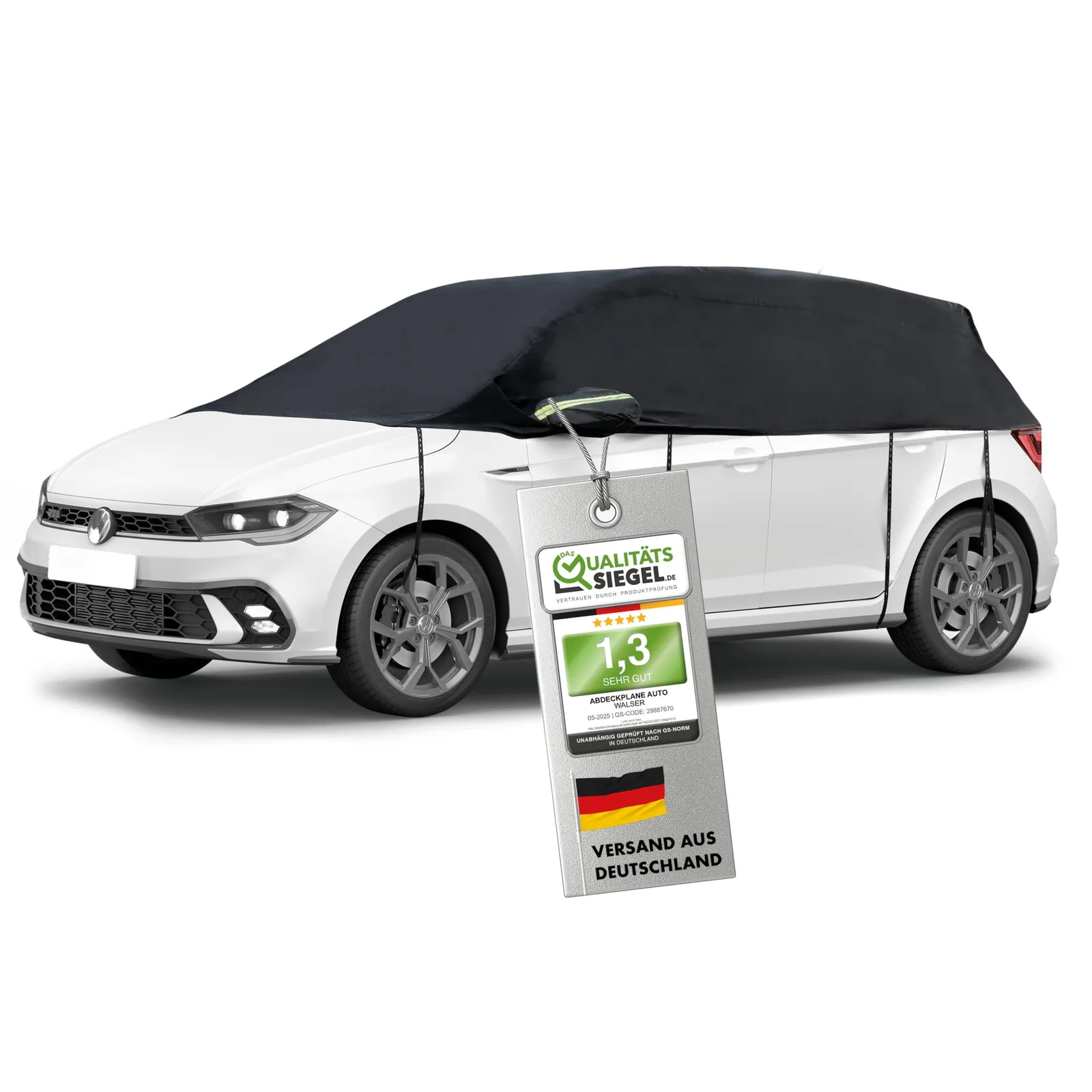 Ochranná plachta na auto Walser 41266, veľkosť 2, 430–482 cm