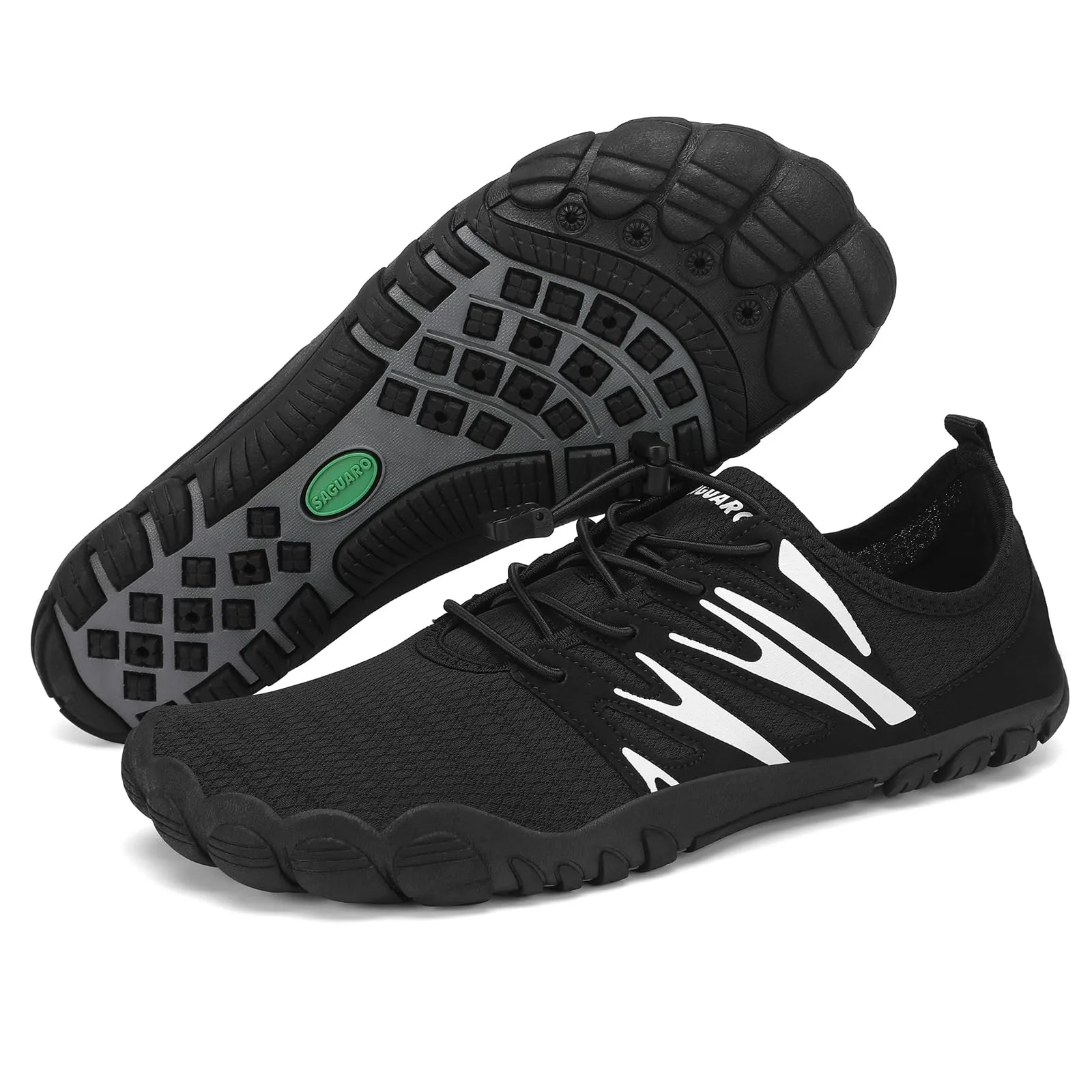 Pánske barefoot topánky do vody SAGUARO čierne 46 EU