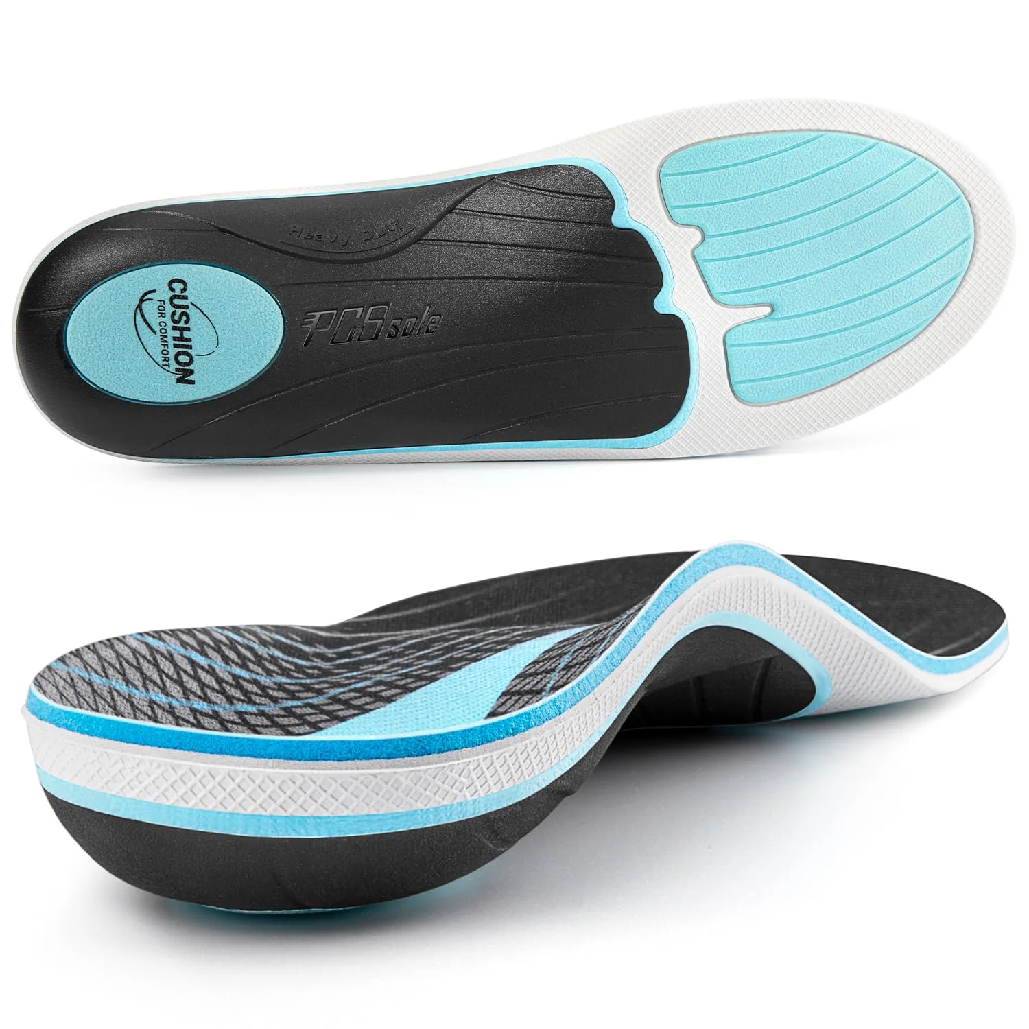 Vložky do topánok s podporou klenby PCSsole UK 12–12,5 30,2 cm
