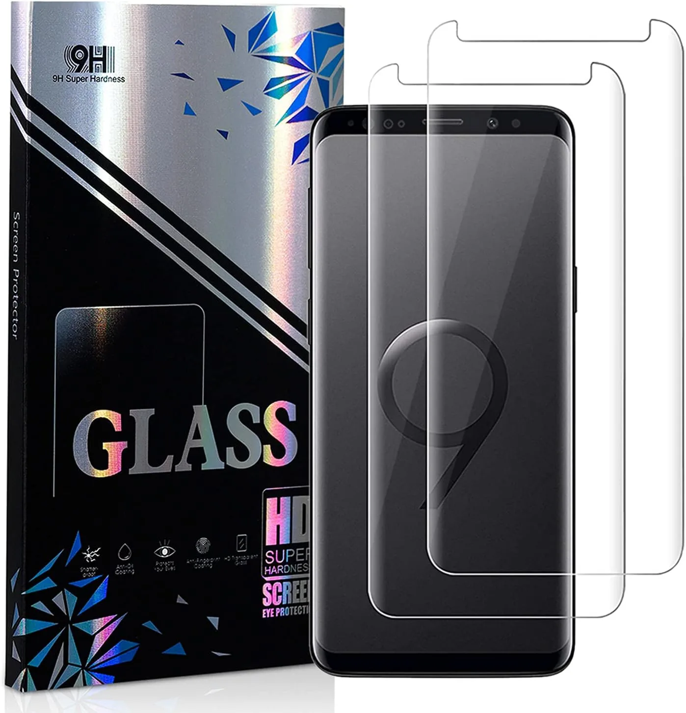 Tvrdené sklá 9H pre Samsung Galaxy S9 2 ks