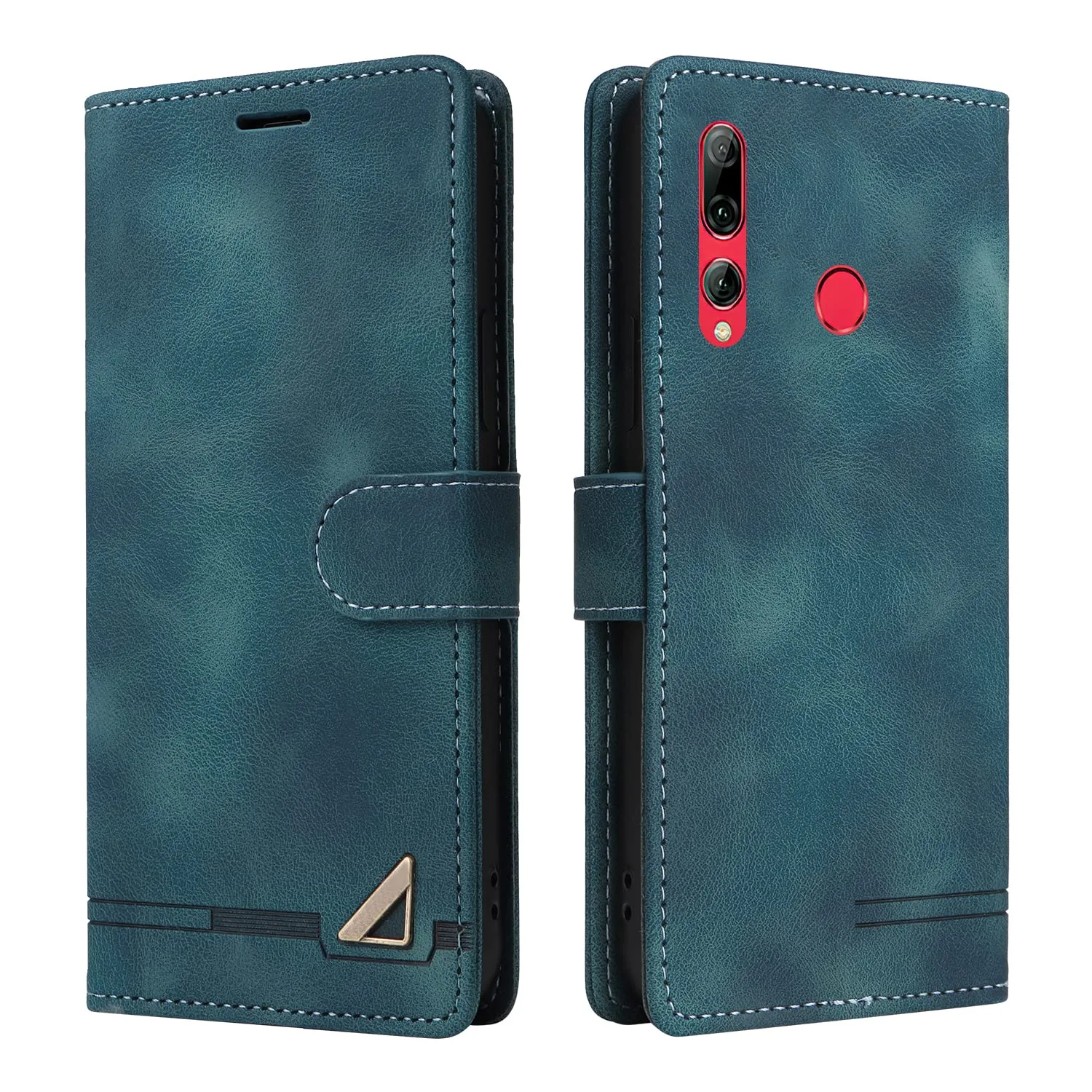 Zelené peňaženkové puzdro pre Huawei Enjoy 9s