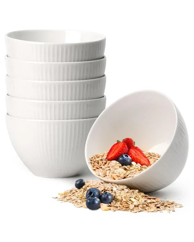 NUTRIUPS keramické misky 750 ml biele 6 ks